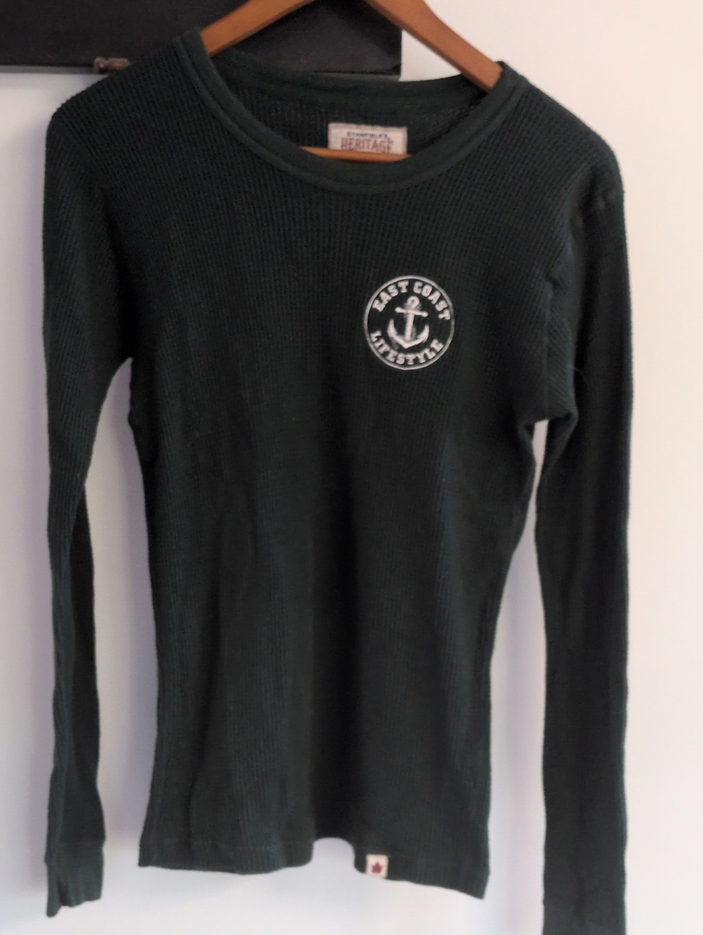 East Coast Lifestyle/ Stanfield's Long Sleeve Dark Green Thermal Long Sleeve.